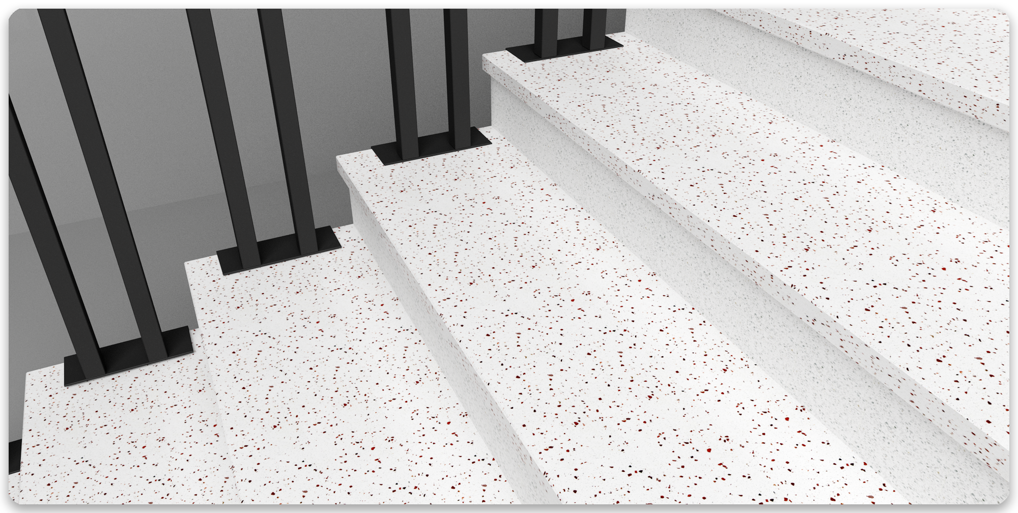 CẦU THANG – MẶT BẾP VẬT LIỆU TERRAZZO 6